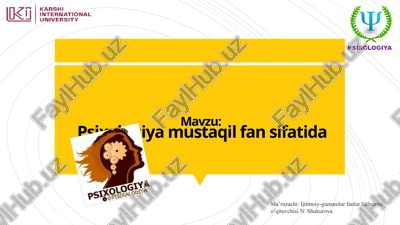 psixologiya — PPTX