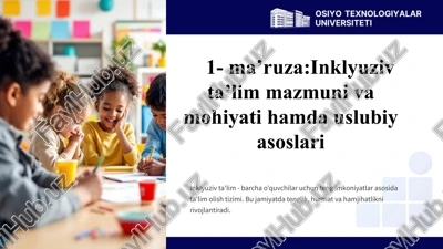 inklyuziv ta'lim — PPTX