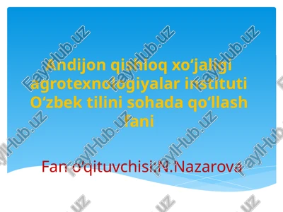 o‘zbekiston respublikasi davlat tilisiyosat, davlat tilini rivojlantirish to‘g‘risidagi qonun va qarorlar — PPTX