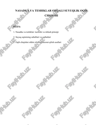 nasadka va teshiklar — DOCX