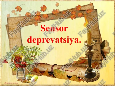 sensordeprevatsiya — PPTX