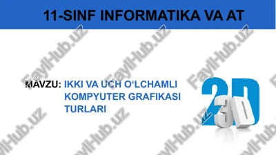 11-sinf informatikava at — PPTX