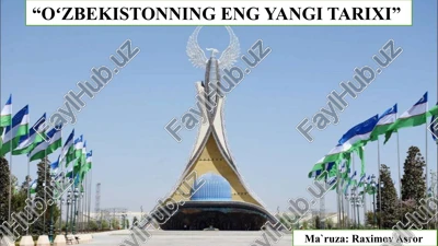 o‘zbekistonda mustaqillik g‘oyalarining tarixiy asoslari — PPTX