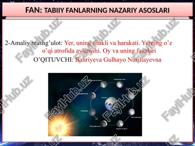 fan:tabiiy fanlarning nazariy asoslari — PPTX
