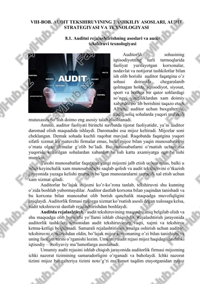 audit tekshiruvi — DOCX