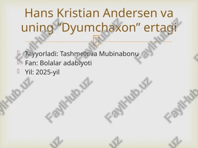 hans kristian andersen — PPTX