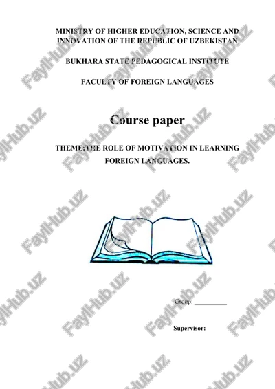 course paper — DOCX