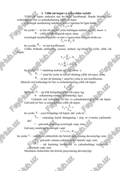 yillik ish hajmi va ishlovchilar tarkibi — DOCX