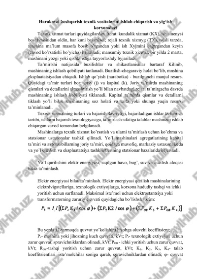 harakatni boshqarish texnik vositalari — DOCX