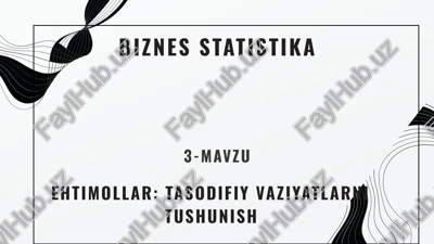 biznes statistika — PPTX