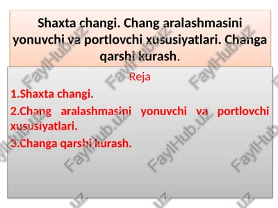 shaxtachangi — PPTX
