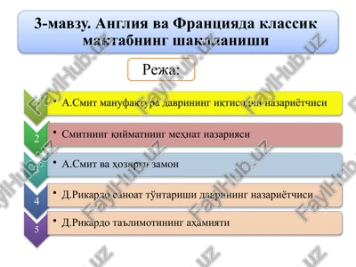 a.smitmanufakturadavriningiqtisodchinazariyotchisi — PPTX