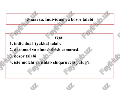 individualvabozortalabi — PPT