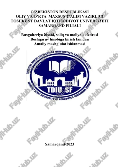 moddiy xarajatlar hisobi — DOC