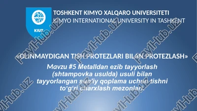 olinmaydigan tishprotezlari bilan protezlash — PPTX