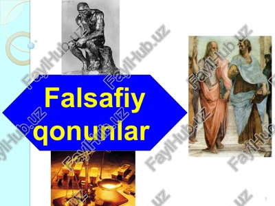 falsafiy qonunlar — PPT