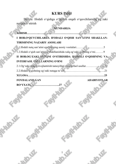 ifodali o‘qishga o‘rgatish — DOCX