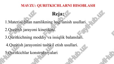 quritkichlarni hisoblash — PPTX