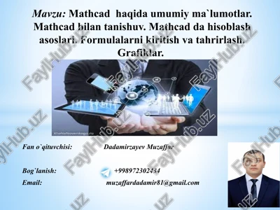 matematikmodellashtirish, sonli taxlil usullarini tizimlarda amalga oshirish — PPTX