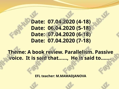 the active and passive voice — PPT