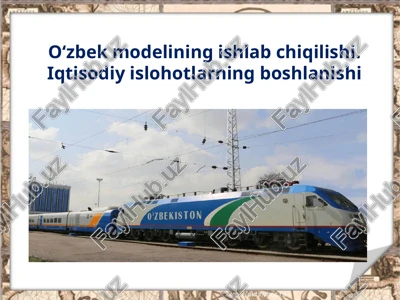 o‘zbek modelining ishlab chiqilishi — PPTX