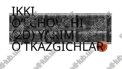 ikkio’lchovchi(2d)yarimo’tkazgichlar — PPTX