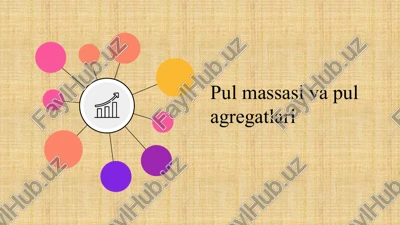 pul massasi va pul agregatlari — PPTX