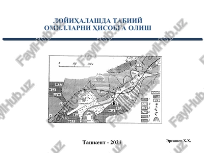 avtomobil yo'llarini qidiruv va loyihalash — PPT