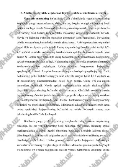 vegetatsion tajriba usuli — DOCX
