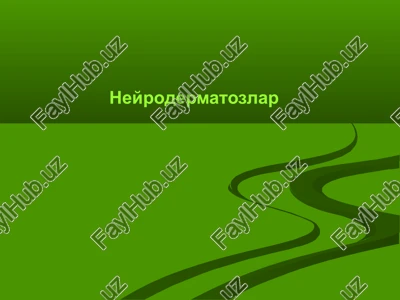 neyrodermatozlar — PPTX
