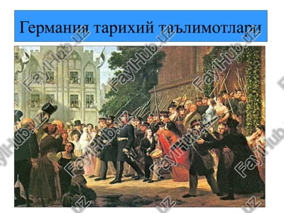 germaniya tarixiy ta'limotlari — PPTX