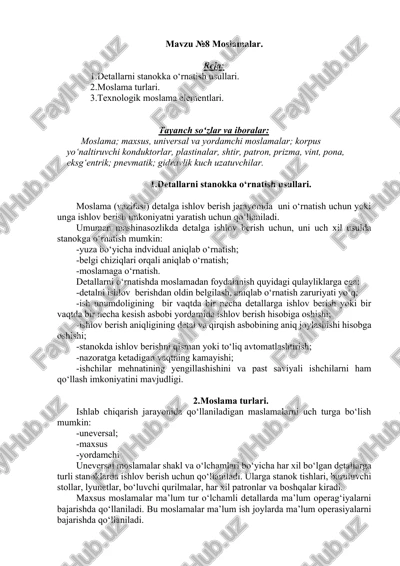 moslamalar — DOCX
