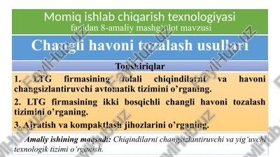 momiqishlabchiqarishtexnologiyasi — PPTX