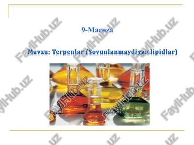 terpenlar (terpenlar) — PPT
