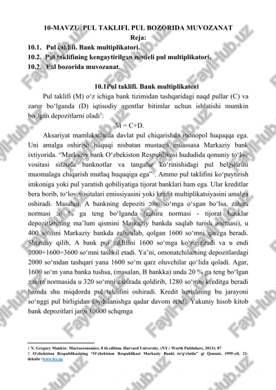 pul taklifi — DOCX