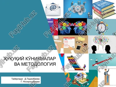 huquqiy ko'nikmalar va metodologiya — PPTX