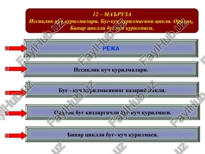 issiqlik kuch qurilmalari — PPT