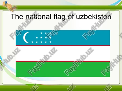 the national flag of uzbekiston — PPT