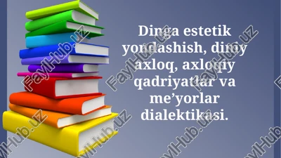 dinga estetik yondashish — PPTX