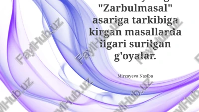 zarbulmasal — PPTX