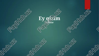 "o'zingga ishon" — PPTX