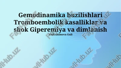 gemodinamika buzilishlari — PPTX