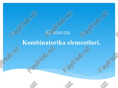 boshlang’ich matematika nazariyasi - microsoft word — PPTX