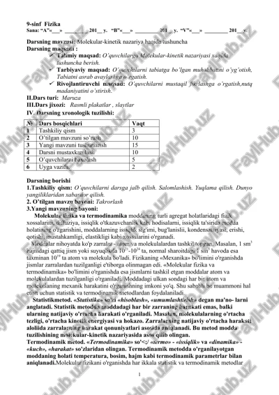 9-sinf fizika — DOCX