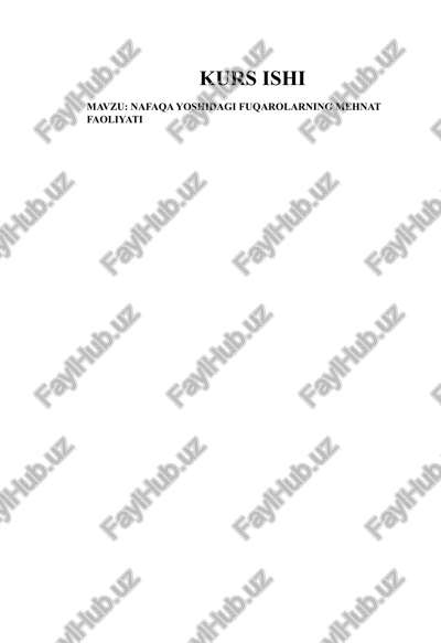 kurs ishi — DOCX