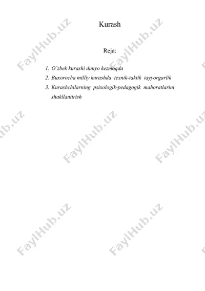 kurash — DOC