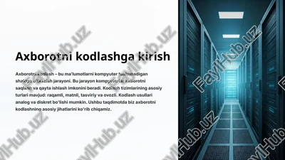raqamli kodlash tizimlari — PPTX