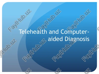 telehealth and computer-aided diagnosis — PPTX