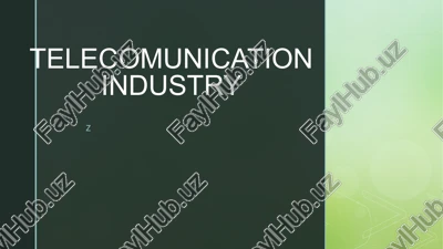telecomunication industry — PPTX