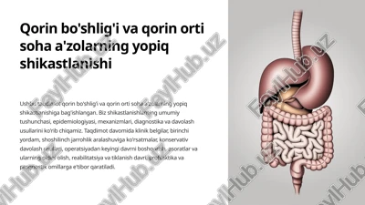 qorinbo'shlig'ivaqorinortisohaa'zolarningyopiqshikastlanishi — PPTX